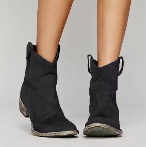 Botas Western em Camurça
