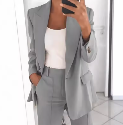 Blazer Feminino Alfaiataria Elegance