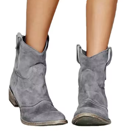 Botas Western em Camurça