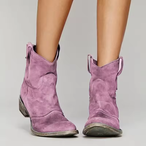 Botas Western em Camurça