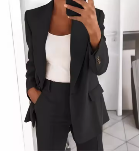 Blazer Feminino Alfaiataria Elegance