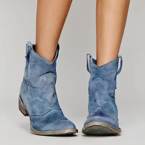 Botas Western em Camurça