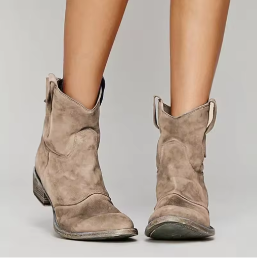 Botas Western em Camurça